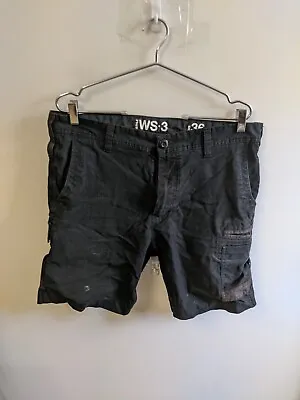 FXD Shorts Mens Size 36 Black Heavyweight Workwear Adults Cotton Carpenter • $20