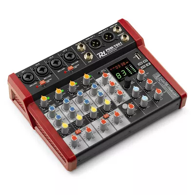 6 Channel PA Mixer With Built-in DPS Effects Bluetooth And USB MP3 - PDM-Y601 • £101.99