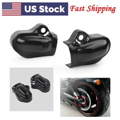 $25.10 • Buy 2PCS Black Bar Shield Rear Axle Cover For Harley V-Rod Muscle VRSCF 2002-17