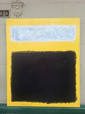 Gorgeous Mark Rothko Oil On Canvas 1952 In Good Condition Large Painting Nice • $700