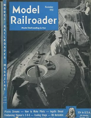 Vintage Model Railroader Magazine November 1951    2-2 • $4.99