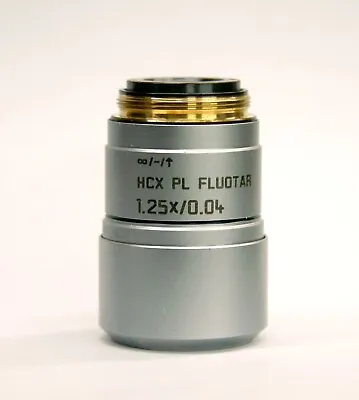 $975 • Buy Leica HCX Plan Fluotar 1.25x/0.04 ∞/- Microscope Objective 