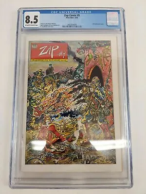 Robert Crumb Robert Williams / Zap Comix No 9 CGC Graded 8.5 1978 • $75