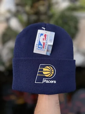 Vintage Logo 7 Indiana Pacers Beanie Hat Cap Winter 90s NBA Reggie Miller • $9.99