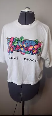 Vintage Pro Spirit Crop Top Kauai Beach Floral Size X-Large • $16