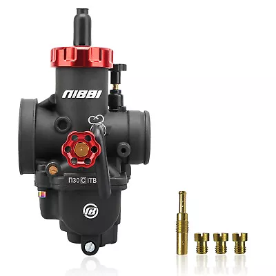 NIBBI Racing Motorcycle Carburetor PE30mm W/ Carb Jets For 250cc-300cc Dirt Bike • $74.09