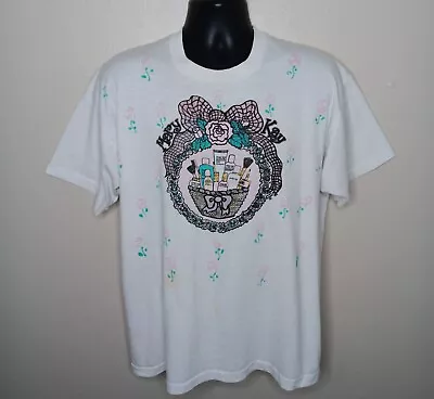 Vintage 90s Mary Kay Adult XL T-shirt Single Stitch USA Promo Tee White FOTL  • $24.95