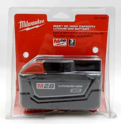 Milwaukee M28 High Capacity Lithium-iron Xc Battery #48-11-2830 ~ New Old Stock • $154.99