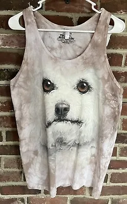 The Mountain Brand Big Face Dog Tank Top Tie Dye Size Medium • $9.99