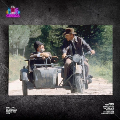 $54.95 • Buy Indiana Jones Last Crusade Poster Canvas Sean Connery Movie Wall Print 