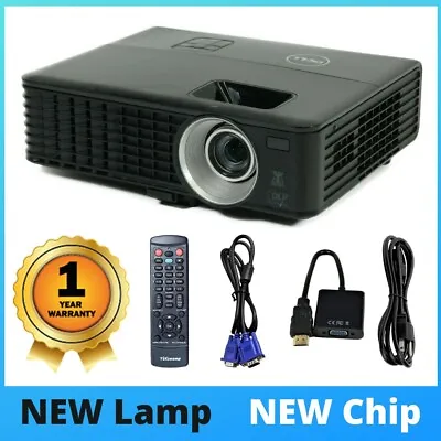 Dell 1420X DLP Projector - New Chip - New Lamp 2700 ANSI Bundle Accessories • $157.25