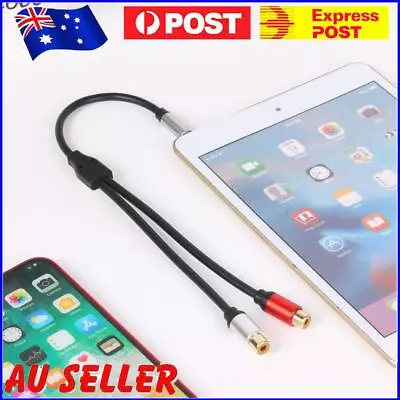 3.5mm Male Plug To Dual 2RCA Jack Cable Stereo Audio Splitter Aux Extension Wire • $9.59