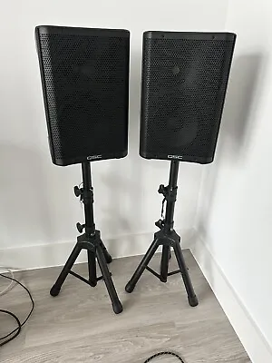 QSC CP8 Active Powered PA Speakers Pair • £900