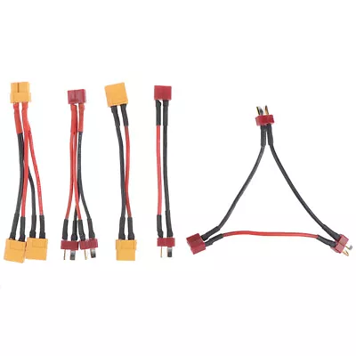 XT60 Parallel Deans T Plug Series Harness Connector Cable Y Splitter • $11.69