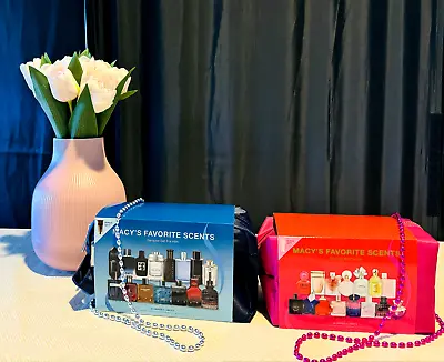 New Holiday Favorite Macys 17pc Women And Men Fragrance Sampler Gift Set • $128.99