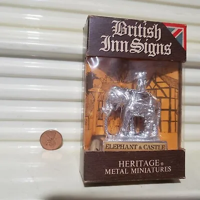 Lesney Matchbox BRITISH INN SIGNS Heritage Miniatures ELEPHANT &CASTLE Brown Box • $30.95