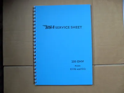 Bsa C10lc11gc12 Rigidplunger & S/arm Service Sheets . Workshop Manual • $27.76