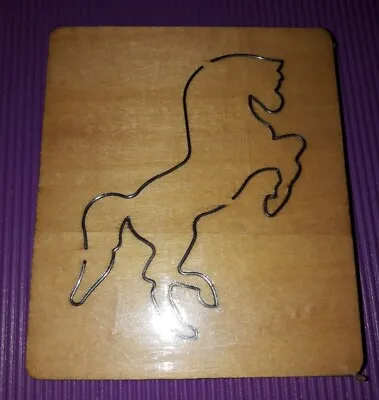 £10 • Buy Wooden Cutting Die Horse New Still Wrapped