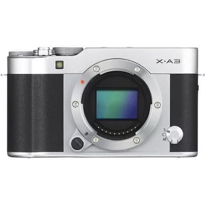 (Open Box) Fujifilm X-A3 24.2 MP Mirrorless Camera - Silver (Body Only) • $400