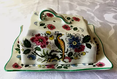 £24.99 • Buy Vintage James Kent Staffordshire England  Old Foley  Butter/Cheese Dish