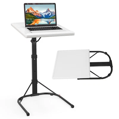 $37.95 • Buy Giantex 71 Cm Height Adjustble C-shaped Laptop Desk Couch Desk Workstation White