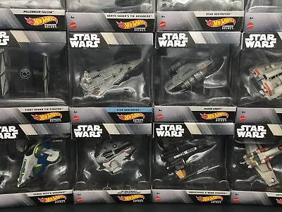 Hot Wheels Star Wars Starships Select Diecast Vehicles ** You Pick ** 1-23 Chase • $22.95