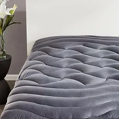 Queen Size Mattress Pad Cover Memory Foam Pillow Top Overfilled Topper COOLING • $57.04