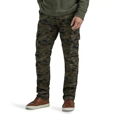 Lee Men’s Motion Stretch Cargo Pant Size 40 X 32 Camo • $19.98