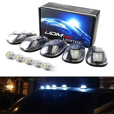 Clear Lens White Full LED Cab Roof Clearance Marker Light Kit For Truck SUV 4x4 • $33.29