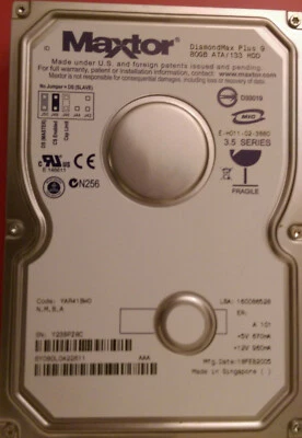 £10 • Buy Maxtor DiamondMax 10 300 GB, (3.5 ) (6B300M0) Internal Hard Drive.