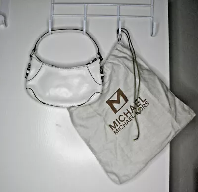 Michael Kors Brookville White Leather Demi Bag • $50