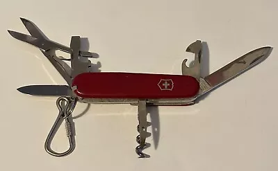 Victorinox Swiss Army Knife Officer Suisse 7 Tools Functions • $15.99