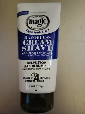 Razorless Shaving Cream For Men SoftSheen-Carson Magic Hair Removal Cream 6 Oz • $6.52