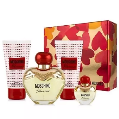 Glamour By Moschino 4 Pc Set For Women(3.4 &0.17 Oz EDP 3.4 Oz S/Gel & Lotion) • $119.99