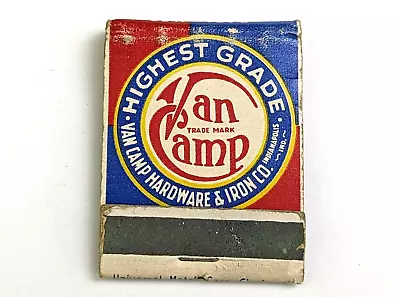 VTG Matchbook VAN CAMP HARDWARE & IRON CO Indianapolis Indiana UNSTRUCK Rare 40s • $20