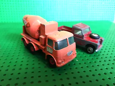 MATCHBOX Cement Mixer And Corgi Landrover. • £9.99