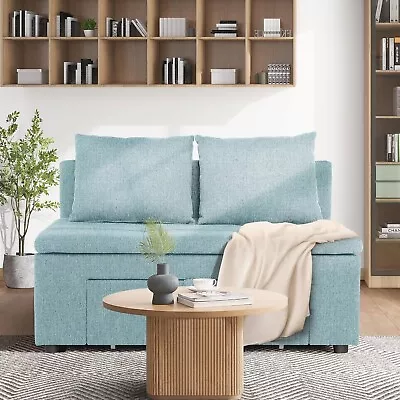 Loveseat Sofa Couch With Drawer StorageSmall Couch Love Seat Couches 2 Seaters@ • $179.99