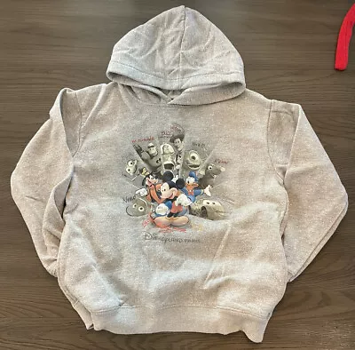 £14.85 • Buy Kids Disneyland Paris Gray Hoodie Size 8 Disney Pixar Mickey Cars Toy Story Nemo