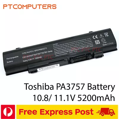 NEW Battery For Toshiba Qosmio F60 F750 F755 T750 T751 PABAS213 PA3757U-1BRS • $48.85