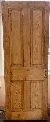 £15 • Buy Reclaimed 4 Panel Victorian Internal Pine Door 6 1910x700mm, 43mm Thick (SW2)