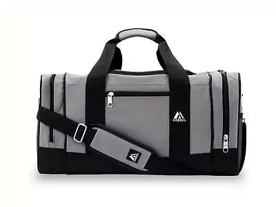 Everest Unisex Sporty Gear Duffel Bag - Large Dark Gray • $29.30