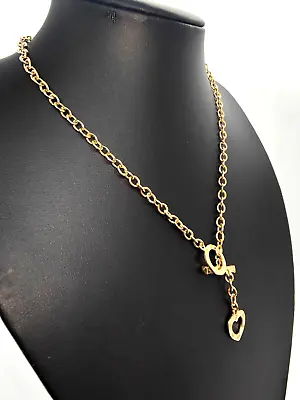 9ct 9 Carat Gold Love Chain Necklace 46cm (18 ) 3.5mm Wide Classic Jewellery • £349.99