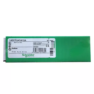 Factory Sealed Schneider 140CPU43412A Electric Modicon Quantum 486CPU 2M 1XMB • $1769.81