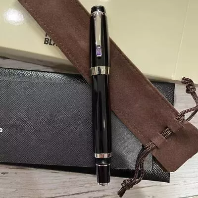 Montblanc Boheme Resin Noir Platinum With Stone Signing Pen Rollerball Pen 163 • $98