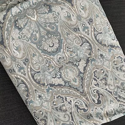 POTTERY BARN MacKenna Paisley Duvet Cover Blues Grey McKenna Fabric Repair King • $28