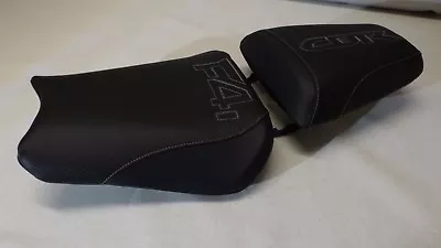 HONDA 01/02/03 CBR600 F4i FRONT & REAR SEAT COVERS  BLACK CARBON FIBER TEXTURE • $85