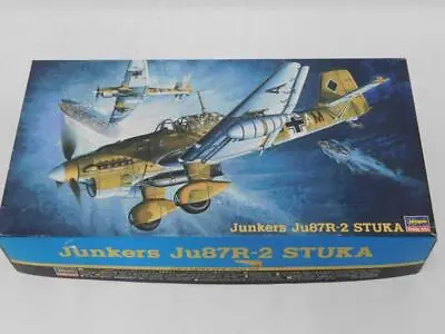 1/48 Hasegawa German WWII Junkers Ju-87 R-2 STUKA Dive Bomber Plastic Model Kit • $34.31