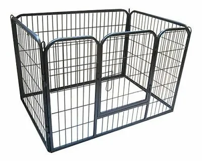 Heavy Duty Puppy Play Pen / Rabbit Enclosure / Whelping Box In Gunmetal Hd02l • £29.99