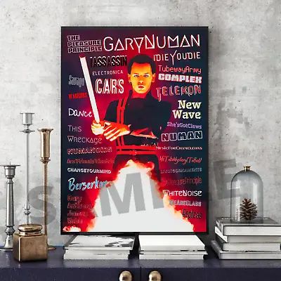 £24.99 • Buy Gary Numan Telekon Pop Art Typography Collectable/Gift/Memorabilia