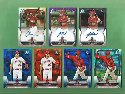 Trout Redfield Angels / Autos Orange Inserts / 2023 Bowman Draft Sapphire Bb • $79.99